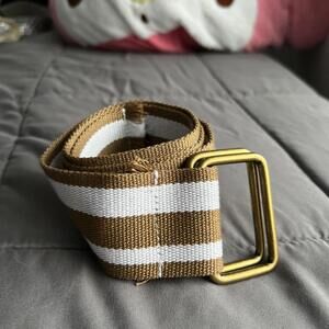 Brown & White Boho Belt